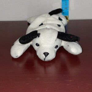 McDonald's Ty Toy Beanie Baby Dalmatian Puppy Dog Dotty 1999 Teenie 5.5" Spots